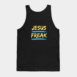 Jesus Freak | Christian Typography Tank Top